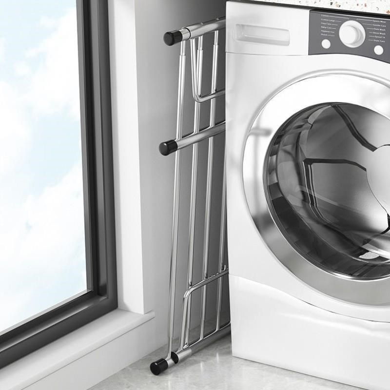 衣架C不锈钢壁挂不锈钢阳台w伸缩窗外翼型折叠晾衣架室内神器晾晒