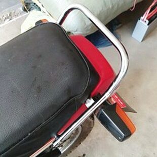 512耐磨配件不型生加粗通用 托摩托后锈改装车加重货架尾翼扶手镀