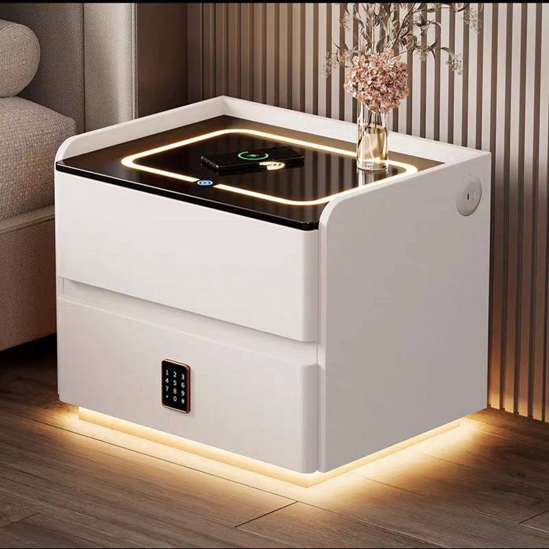 新款智能床头柜简约现代卧室多功能床边柜轻奢无线充电储物柜,住宅家具,床头柜,淘宝优惠券,粉丝福利购,淘宝优惠卷