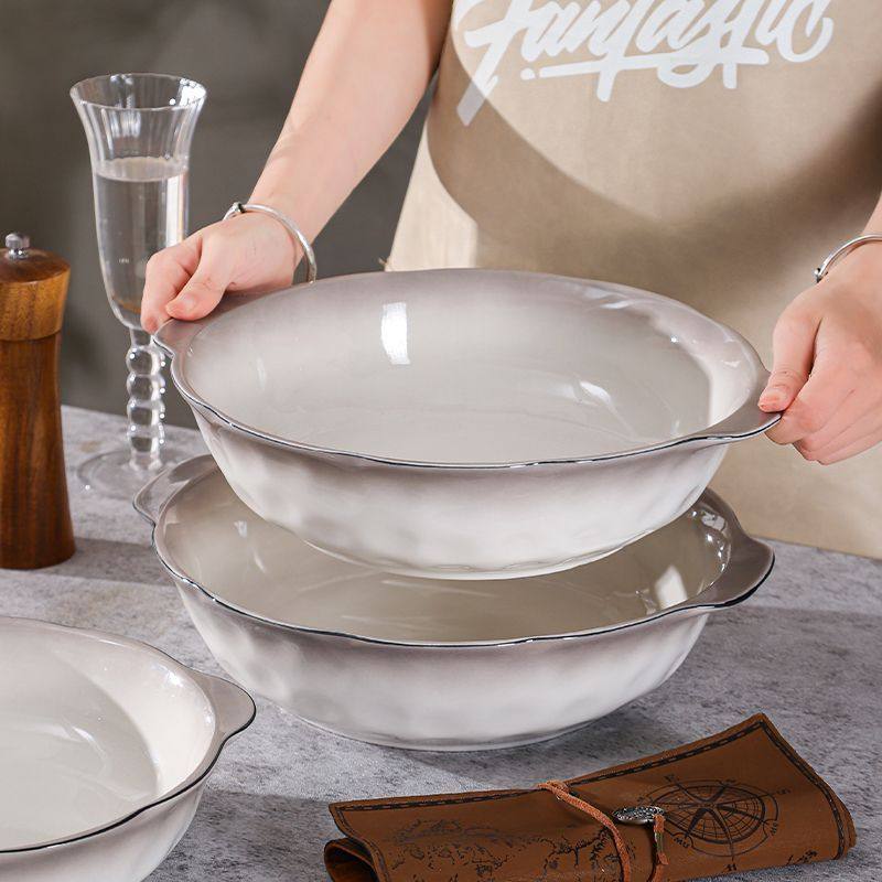 新款酸菜鱼大盆碗家用大号双耳碗12英寸水煮鱼小龙虾专业汤盆,餐饮具,碗,淘宝优惠券,粉丝福利购,淘宝优惠卷