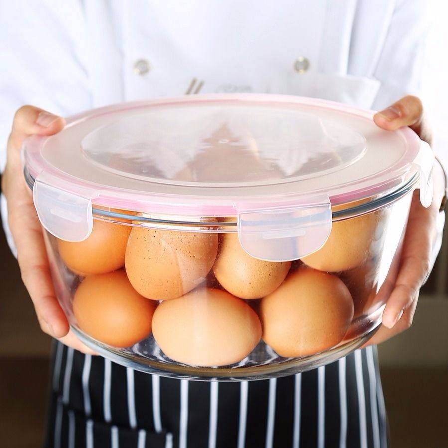 大容量密封盒玻璃泡菜保鲜盒微波炉专用冰箱收纳盒耐热钢化玻璃,餐饮具,保鲜盒,淘宝优惠券,粉丝福利购,淘宝优惠卷