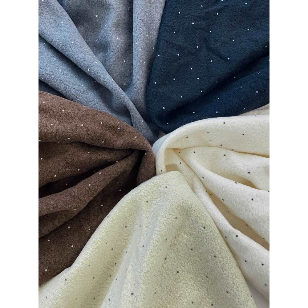 新款小清新ins秋冬毛呢小波点布料服装桌布床单抱枕手工diy,居家布艺,海绵垫/布料/面料/手工diy,淘宝优惠券,粉丝福利购,淘宝优惠卷