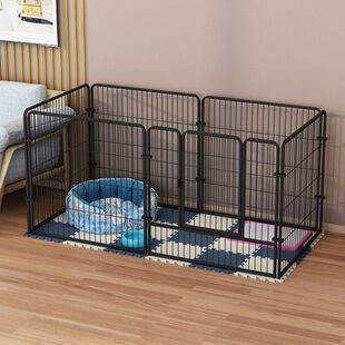 狗笼子围栏式宠物狗大中小型犬室内栅栏带厕所兔子护栏