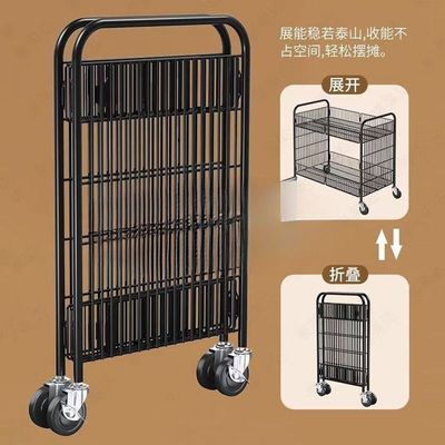 移动折叠摆摊小推车一秒收摊夜市地摊花车展示架厂家包邮