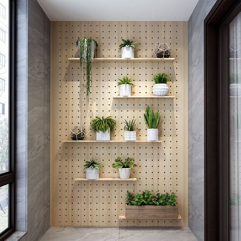 0J实木洞洞板定 制墙上置物架入户玄关免打孔客厅挂板木质搁板收,收纳整理,收纳洞洞板,淘宝优惠券,粉丝福利购,淘宝优惠卷