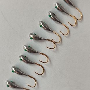 微铅轻坠金海夕朝天钩,新款手工穿心传统钓鲫鱼野钓逗钓钩