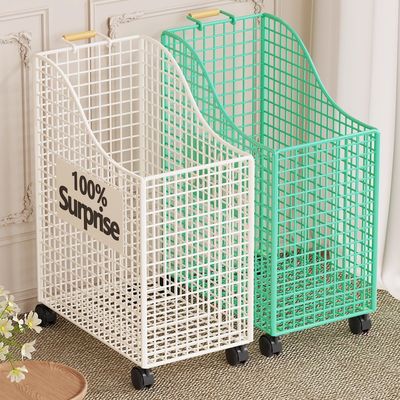 瑜伽垫收纳筐家用带轮可移动大号健身器材收纳神器运动工具置物筐