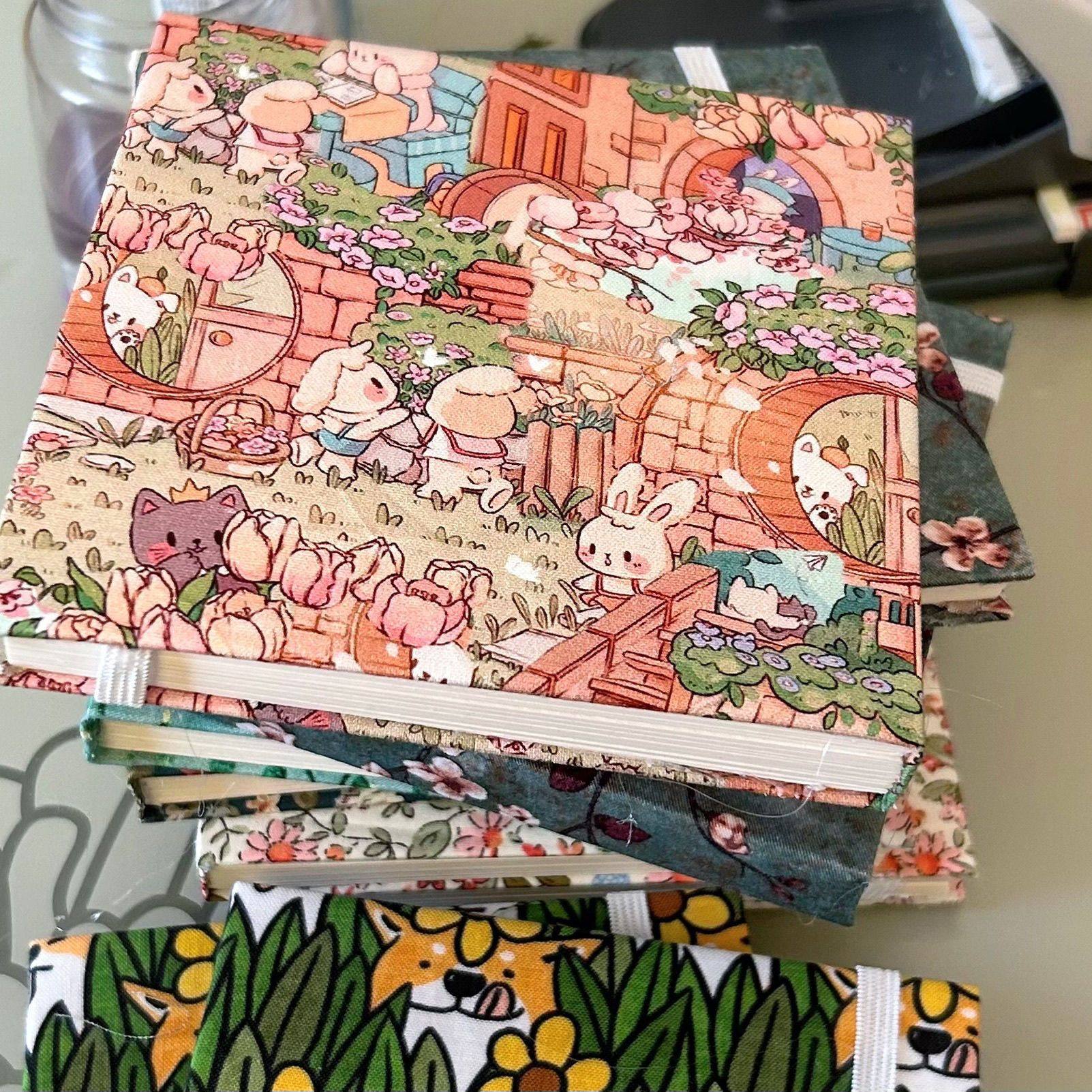 手工水彩本盖章便携随身旅行马克笔线装布艺记事本手账本,文具电教/文化用品/商务用品,手帐/日程本/计划本,淘宝优惠券,粉丝福利购,淘宝优惠卷