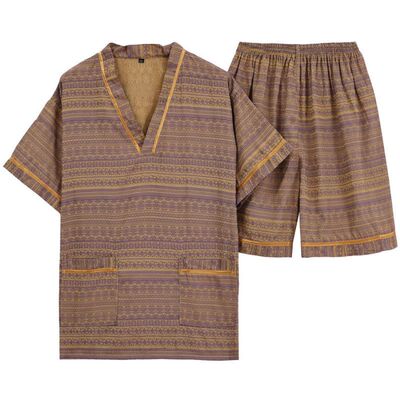 大码汗蒸服特大号浴衣洗澡服桑拿服加肥加大养生特大码洗浴