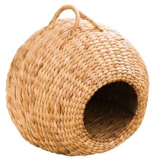 宠物窝猫狗窝玩耍攀爬铲屎官猫奴猫主子泰迪手工藤编绢花