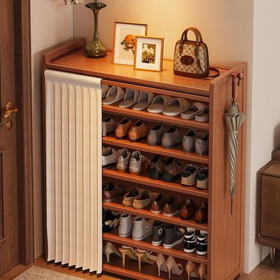 鞋架门口家用入户多层室内小窄2025新款出租房用简易防尘收纳鞋柜