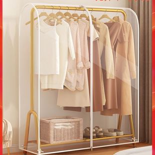 衣架防尘罩落地遮灰尘罩家用挂式透明衣服罩子套衣物大衣全封闭带