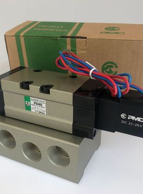 韩国PMC电磁阀PS140S/140D/380S/340S二位五通电磁换向阀气阀