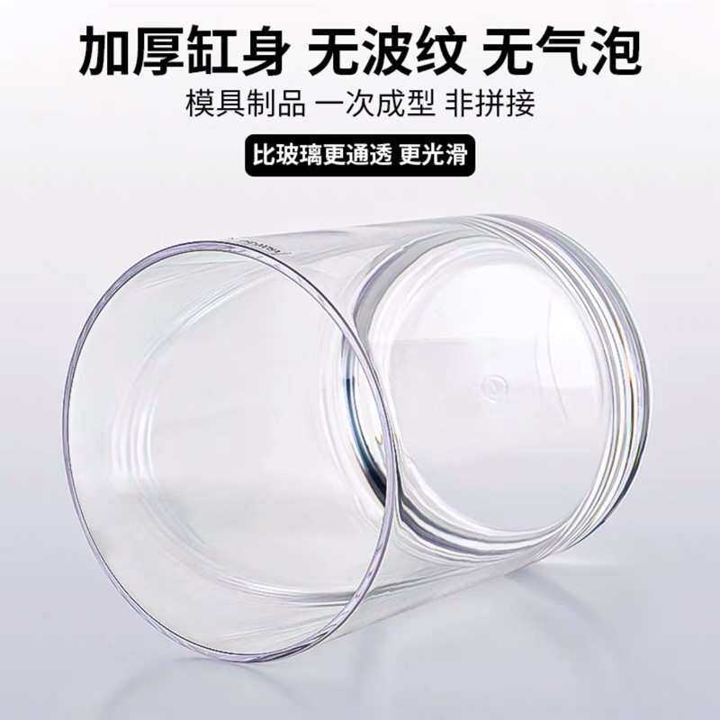 透明塑胶PC大号香槟冰桶新品 方形波浪纹啤酒框酒吧KTV冰镇红酒桶