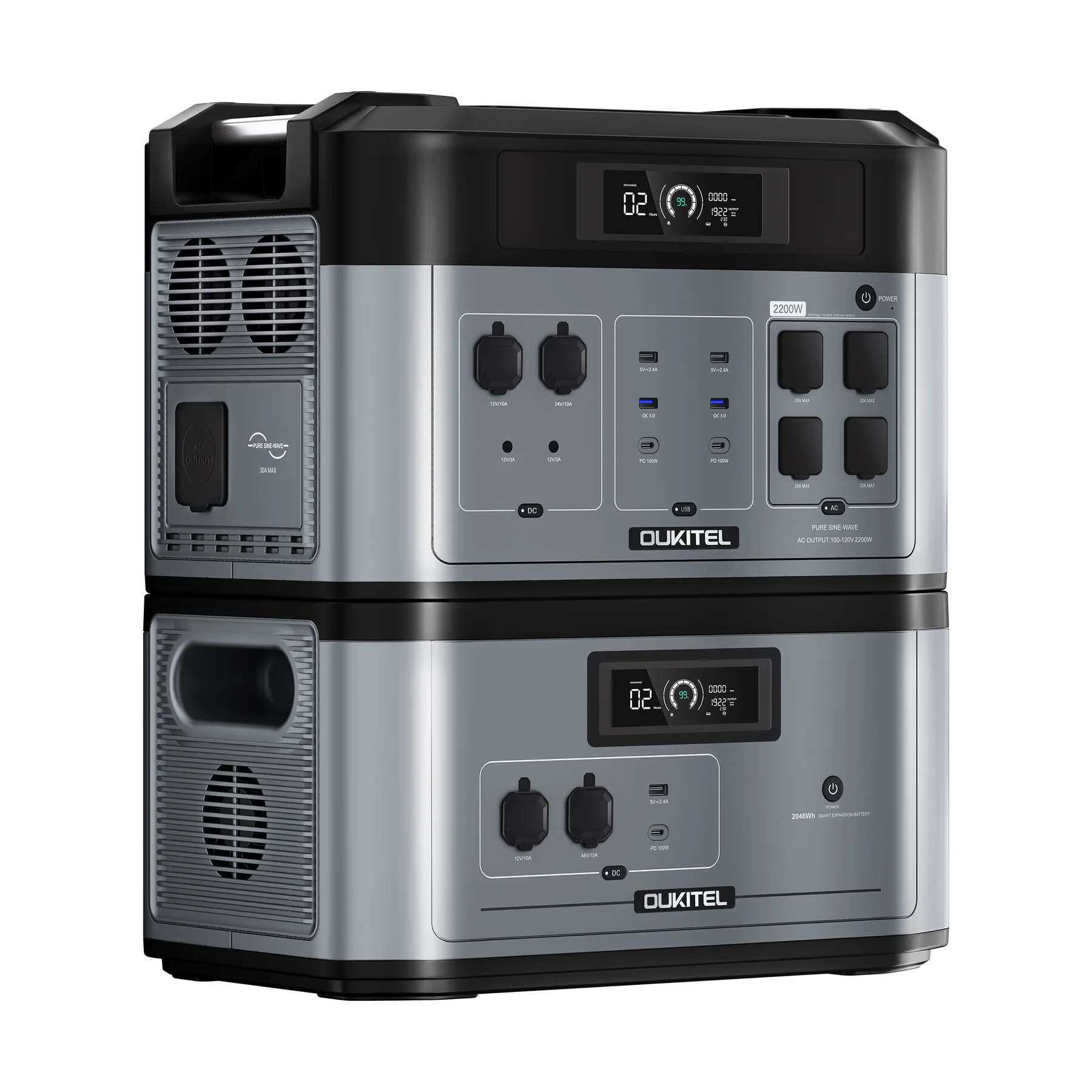 OUKITEL BP2000移动户外电源2200W2度电移动户外电源锂电池储能
