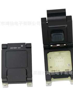 老化测试座DFN8/QFN8/DFN8X8-8LK(2.0)合金翻盖式探针烧录座厂家