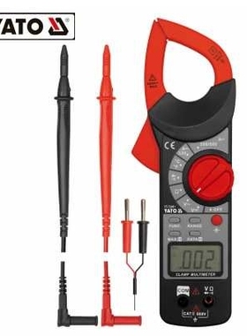 欧洲易尔拓YATO三位半数字数显钳形万用表电流表温度测量YT-73091