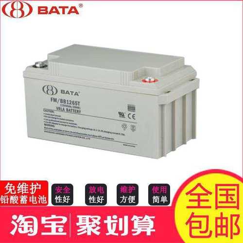 鸿贝蓄电池FM/BB1265T 12V65AH UPS/EPS通讯电源 直流屏专用电池