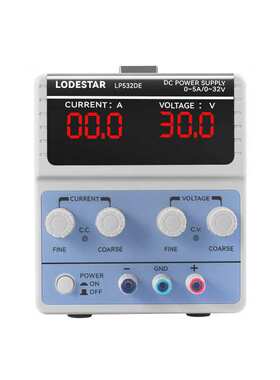 LODESTAR乐达LP532DE可调直流稳压电源32V5A线性恒流恒压工业电源