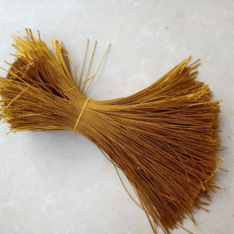 剪切挂灯具金银线吊牌0.8mm无弹价签辅料细吊R线手穿绳酒商标卡线