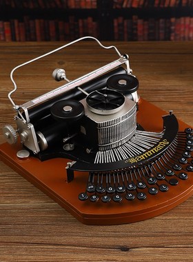 老式打字机铁艺摆件复古怀旧老物件咖啡厅布置橱窗陈列装饰品道具