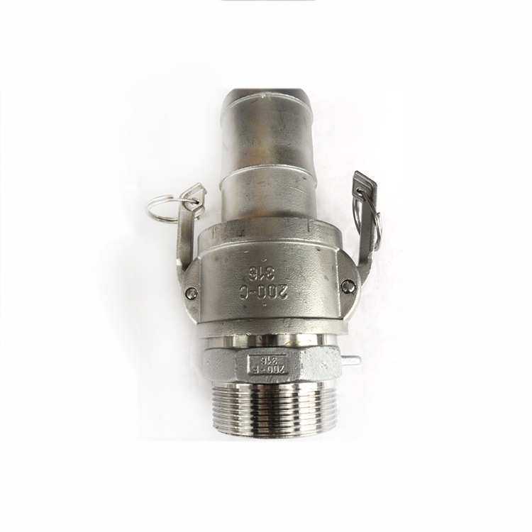 厂家 玉杰牌不锈钢阴端加外牙阳端快速接头 质量可靠 欢迎订购