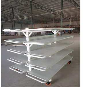 厂家自产自销单双面松布架 松布框 折叠松布架 带围栏车布料架