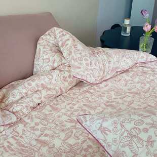 彼得兔纯棉双层纱布A类母婴级别四件套床单纯棉全棉 婴儿放心使用