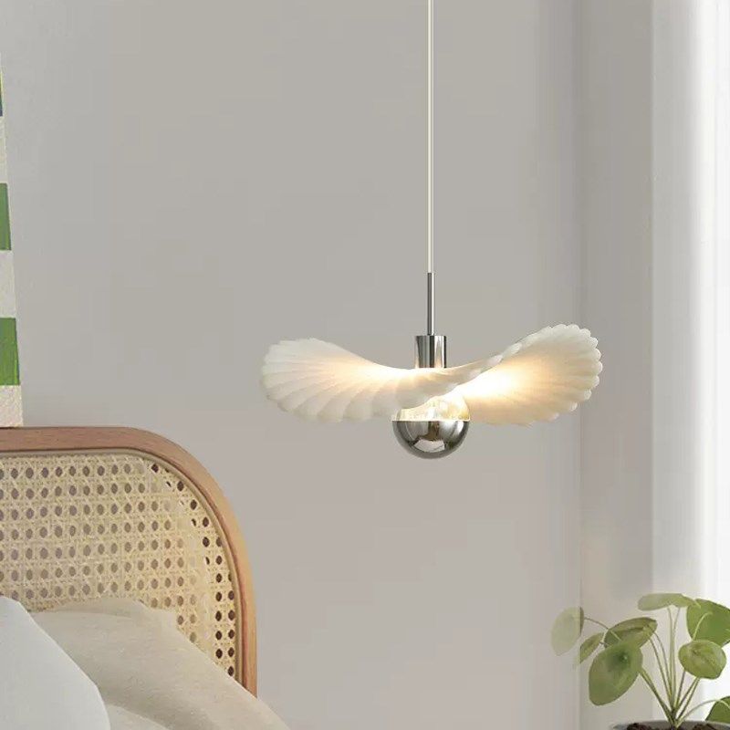 奶油风卧室床头灯现代简约设计感餐厅灯北欧极简玄关阳台小吊线灯,家装灯饰光源,餐厅吊灯,淘宝优惠券,粉丝福利购,淘宝优惠卷