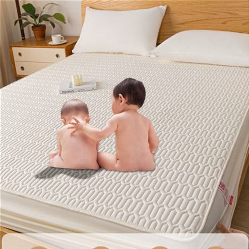 A类防水隔尿床笠单件夹棉加厚席梦思床垫保护罩防尘隔脏床罩床套