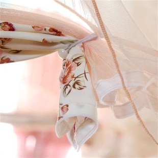 1.8m双人家用坐床学生宿舍拉链 1.5m 免安装 蒙古包蚊帐三开门1.2m