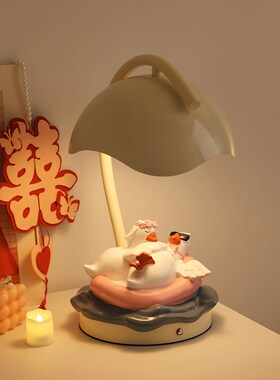 结婚礼物送新人长明灯摆件婚房布置闺蜜订婚新婚伴手礼高档实用