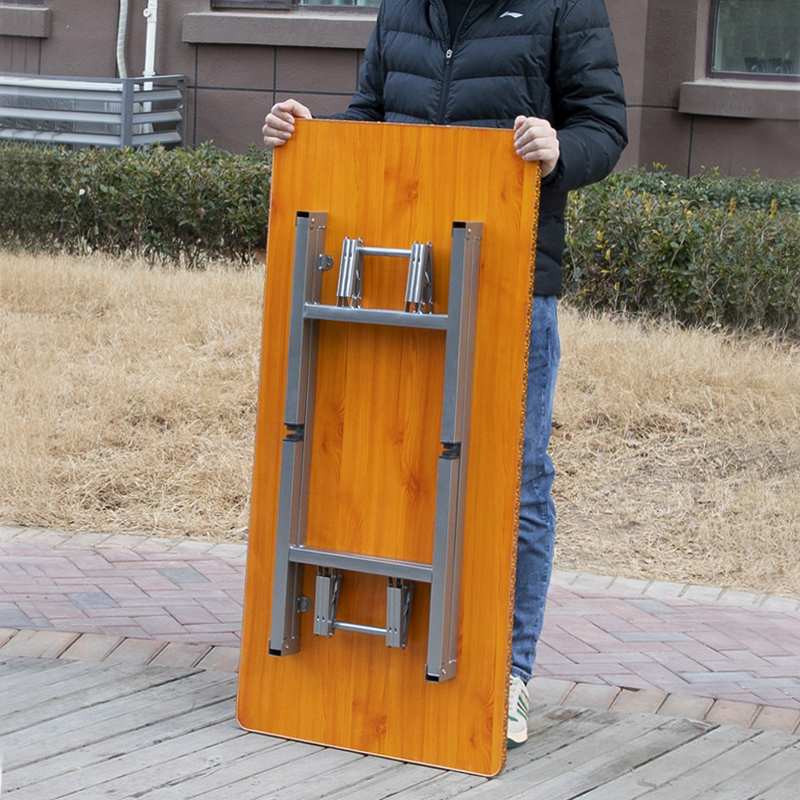 cs出租房长方桌吃饭桌子简易客厅折叠桌长方形桌餐桌家用矮桌出租