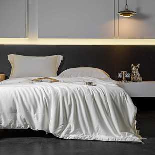 富士川岛新款蚕丝被专用被壳80S长绒棉纯色被套蚕丝被壳外套