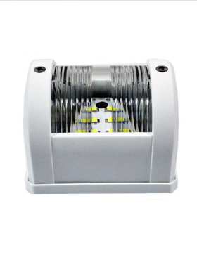 LED航行灯 船用信号灯 梶灯柱灯白色塑胶 船用游艇用五金配件