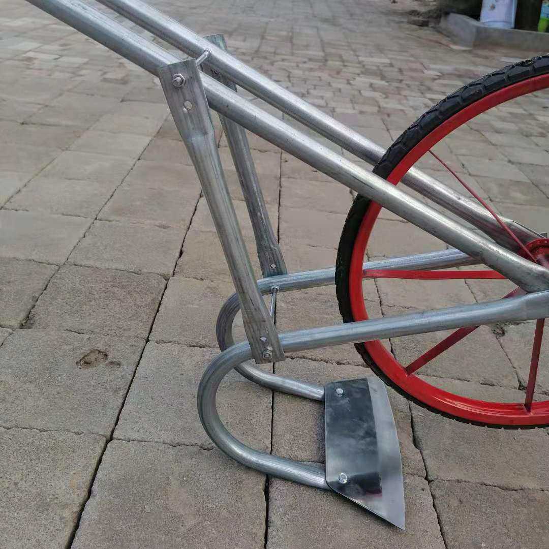 手推耘锄 人力微耕机手推锄人力松土器能调节高低 实心轮胎