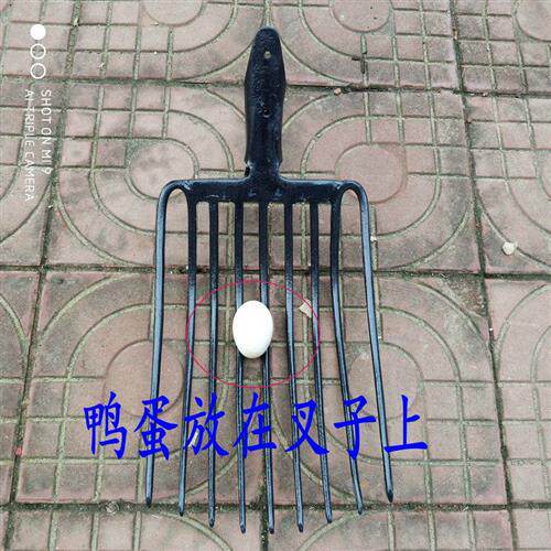 新品钢叉农用工具粪叉子翻地松土叉子铲石渣煤块叉子锻打全钢实心