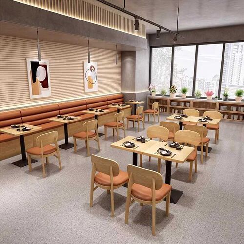 餐厅桌椅卡座沙发凳储物柜商用家用奶茶店桌子咖啡厅书吧桌椅组合