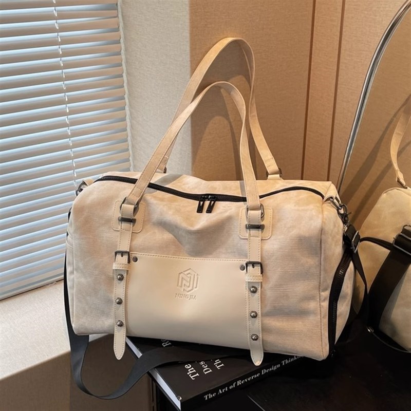 旅行包女大容量健身手提轻便行李包短途外出旅游登U机待产包收纳