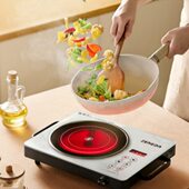 珍贡电陶炉电磁炉家用大功率爆炒火锅电磁灶定时多功能小型光波炉