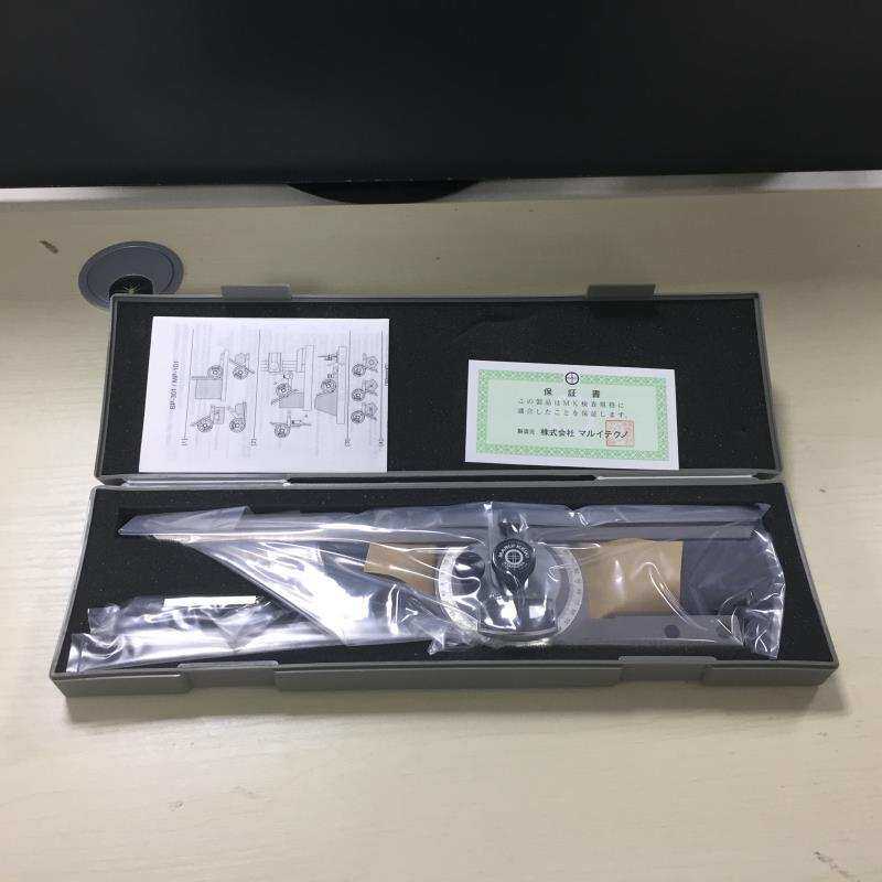 日本MARUI丸井标准型角度计BP-301斜角量角器多功能角度尺测量