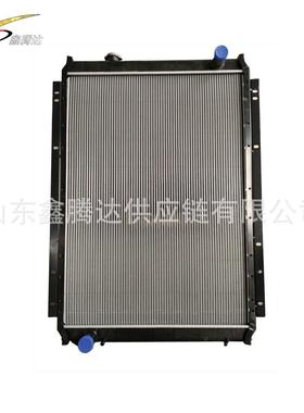 PC220-7挖掘机水箱散热器206-03-71111铝制水箱总成汽配