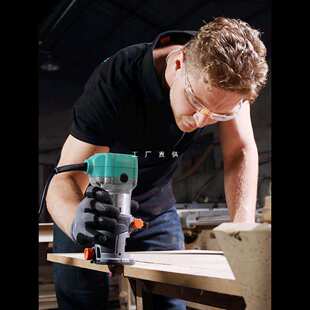 普力捷修边机多功能雕刻机木工开槽机锣机木工电动工具电木铣其他