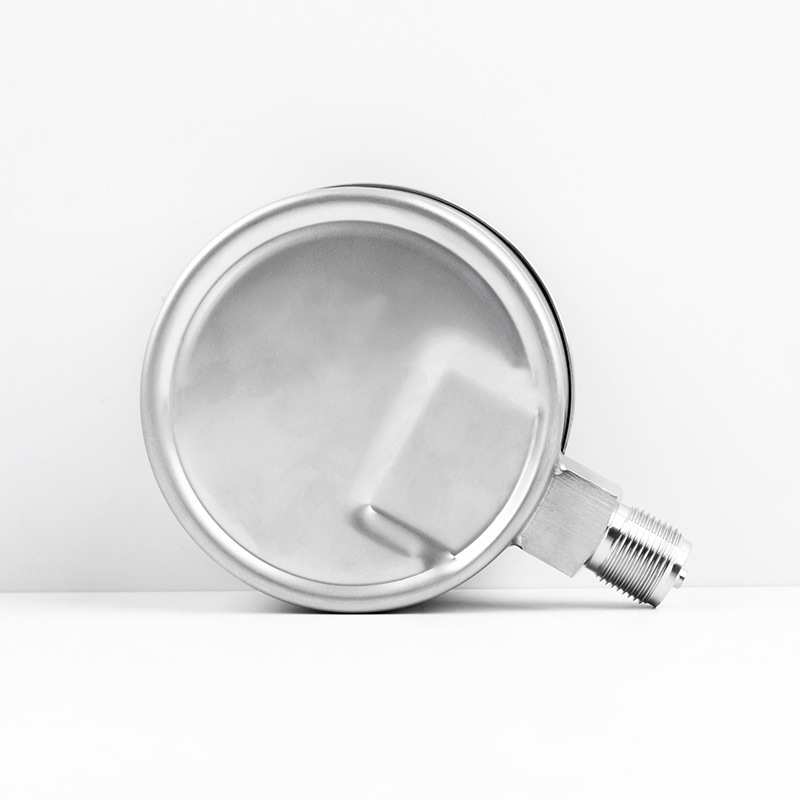 启利【Y100微卡不锈钢压力表 0-0.6MPa】304不锈钢水压气压蒸汽测