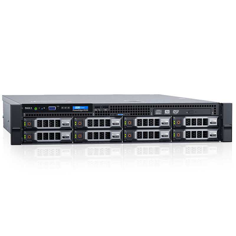 Dell戴尔R530机架式服务器32核2U虚拟多开数据库搭建运算存储渲染