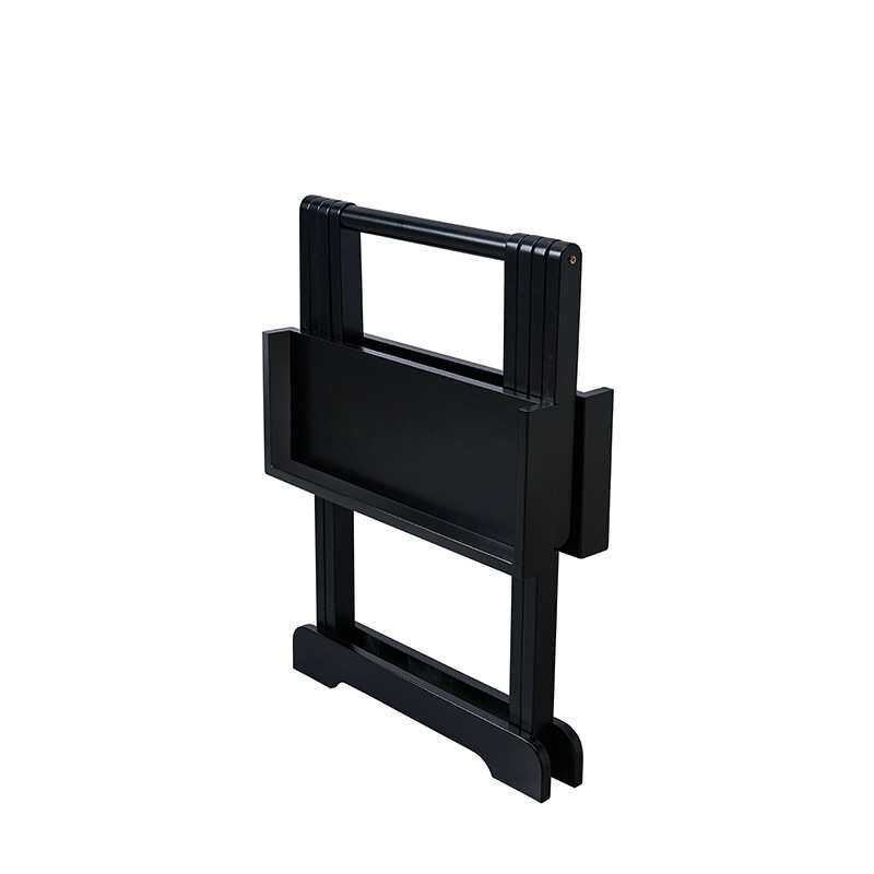 南方酒店用品黑色木质托盘架可折叠行李架客房酒店酒楼酒席置物架