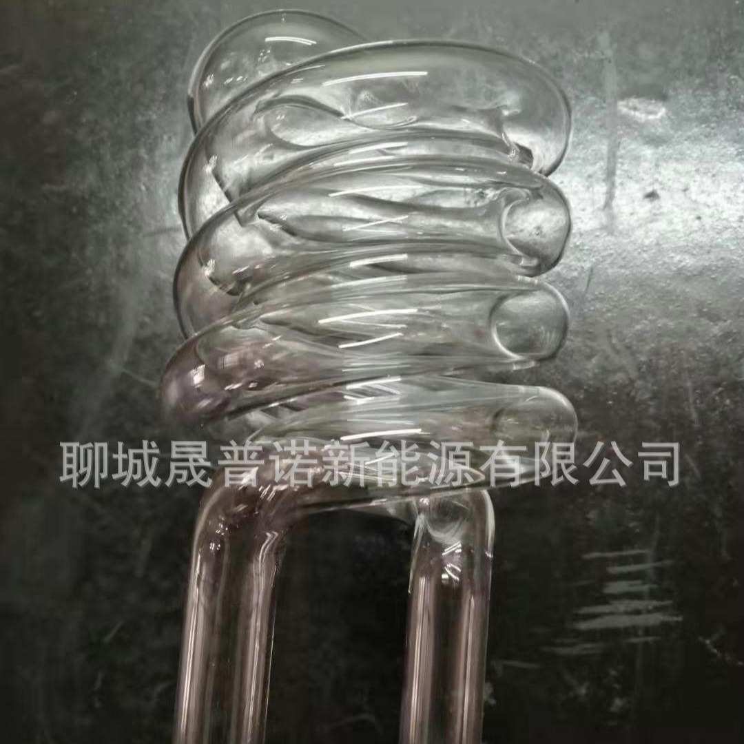 灯泡行业用石英螺旋管 定 制石英管透明石英玻璃管石英制品