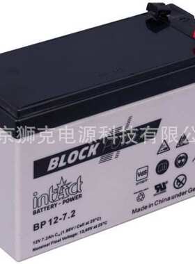 德国INTACT蓄电池 BP12-10 移动设备 深循环 12V10AH电池