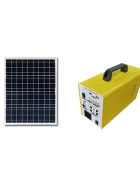 12v20ah便携式太阳能发电系统 户外电源照明家用控制箱220V/110V