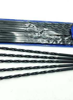 黑色直柄加长钻麻花钻5.6-16*600mm高速钢钻头HSS钻咀钻花